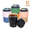캐나다 아소부 세라믹코팅 스텐 보온보냉 퓨라믹 텀블러 이미지