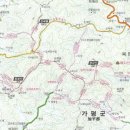 7月26日(日) " 포천 청계산 " 등산 코스 안내 지도. 이미지