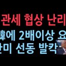 한미 관세 협상, 협상력 부재로 韓 "2000억달러"↔美 "4000억달러" 벼랑끝 대치...여당의원들 반미 선동으로 더 ...성창경TV 이미지