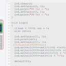 [Arduino 실습 50] Arduino LCD API 사용- LCD Test(8bit 방식) 이미지