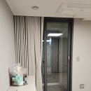 더자 | 아현동커튼 마포푸르지오더센트럴 ㄱ자거실커텐 시공후기