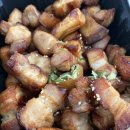 뽕글락갈비 | [제주 하귀 외도 삼겹살 배달] '삼겹살집' / '쫄면주는삼겹본능'