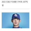 KBO 2021 부문별 수상자 이미지