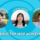 Nexus Top IBDP Achievers of 2022-Tan Xun Khang, Hyein Jeong, Danae Zhang 이미지