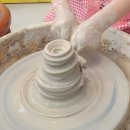 수채화 예술 도자기 이미지