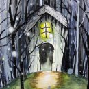 수채화와 드로잉 이미지