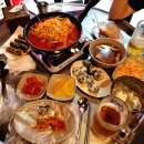 감탄계숯불치킨면목점 | 면목역 맛집 화국닭발 : 뼈있는 국물닭발 세트 야끼만두