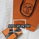 파랑돌 | 에르메스 샹달 파랑돌 귀걸이 실버 후기