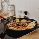 튀는아이들 | 시샘 기름안튀는 캠핑 바베큐 삼겹살 솥뚜껑 불판 사용 후기와 추천