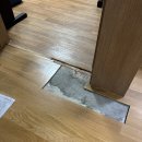 (주)마루산업 | 누수복구자리 마루부분보수 교체