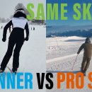 (Ozone skiing) 초보자 vs 전문가 기술 비교를 통한 스티어링(steering) 중요성 이미지