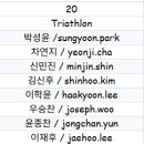 2025년 11월 2학기, 트라이애슬론 팀 명단 확정, 이미지