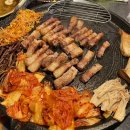 광주 첨단 고깃집 솥뚜껑삼겹살 통고집