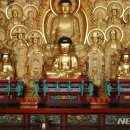 신흥사 석조아미타여래삼존좌상 및 복장물 일괄 이미지