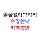 캘리그라피 자격증 취득 대비 이미지