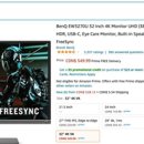 BenQ UHD 4K 32 Inch 게이밍 모니터 팝니다 $390 이미지