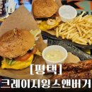 안정쇼핑로 | 평택 미군기지 맛집 수제버거 크레이지윙스앤버거 이색 데이트 추천