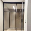 원프레임 | 이원 현관중문의 오천서희스타힐스 아파트 원슬라이딩 중문 시공 후기! (feat. 브론즈 유리 &amp; 블랙 프레임)