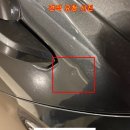 Audi A4 Door Ding repair of Driver's Side Rear Door Hail Damaged repair PDR 이미지