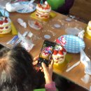 식현1리 할머니 경로당 | 경로당 체험수업 진행_사랑의 케이크 만들기