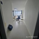 평창리비에르 앞 화장실 | 울산층간소음매트 28평 평창리비에르 거실 복도 시공후기