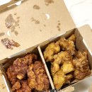 홍 꽈배기 | 교촌치킨 반반순살(레드+허니) X 교촌꽈배기(시나몬) 조합 솔직 후기! 꿀조합 추천