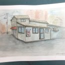 수채 드로잉 이미지