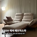 에싸 | 패브릭소파 내돈내산 신혼집 에싸 볼튼 와이드 하프스윙 솔직 사용 후기