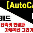 [AutoCAD 2023 - 2D] 34강. 캐드 단축키 변경, 자유곡선 그리기 이미지