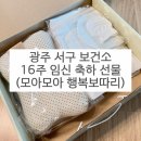 광주광역시서구보건소 | 임산부 혜택 | 광주 서구 보건소 임신 16주 임신 축하 선물, 모아모아 행복보따리