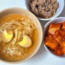 초계분식 | 🍜 나홀로 분식데이 초계국수 레시피(동치미 농축육수 + 청양마요 닭가슴살 꿀조합)