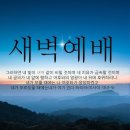 새벽예배 설교 모음 이미지