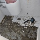 그린아파트 116동1108호 화장실 바닥 누수 로 인하여 바닥 철거 방수 공사 타일 시공 완료 하였습니다. 이미지