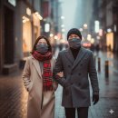 얼굴 시린 겨울 끝내줄 1+1 방한 마스크, 남녀공용이라 커플도 OK