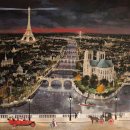 프랑스의 현대 화가 '미셸 들라크루아의 1930~40년대 파리풍경 이미지