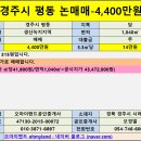 [경주토지매매] 경주시 평동 논매매--4,400만원 이미지