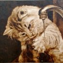 인두화 우드버닝 이미지