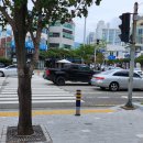 횡단보도 앞 이미지