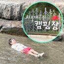 그늘막104 | 서울대공원 캠핑장 예약 주차 카트 아이와 계곡 피크닉 방문 후기
