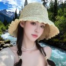 물결상점 | 자연스러운 라피아 스타일 마이뜨라상점 여름 데일리 모자 써본 후기