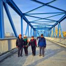 낙동제방 데크 전망대 입구 | 함안 용화산합강길, 능가사- 낙동강 바람소리길 트레킹