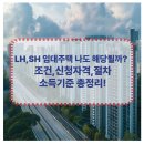 남촌행복커뮤니티센터 | LH·SH 임대주택 입주조건과 신청 노하우 총정리! 공공임대부터 행복주택까지, 제대로 알고 준비하세요!