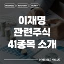 이재명 관련주 41종목 총정리 자동차 부품부터 AI 특화주까지