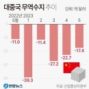 윤 정부 누적 무역적자, IMF 직전치 4배 넘었다 이미지