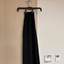 띠어리 실크 립 팬츠 블랙 스몰 구입후기 착샷