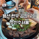 백양돌 곱창구이 | 용산 곱창 소인수서울 한우곱창 모둠 특양구이 특양밥 후기