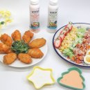 샌드위치&샐러드만들기 | 비비드키친 저당드레싱 사우전드아일랜드 어니언크림으로 콥샐러드 만들기 드레싱 추천 후기