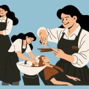 샴푸미용실 이미지