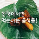 한국에서만 먹는 식재료/음식 모음 이미지