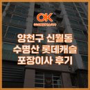 캐슬짐 | 양천구 신월동 수명산롯데캐슬 포장이사 후기